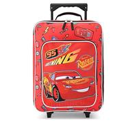 Fast Forward Cars Luggage 16" Soft Side Wheeled Pilot Case- Rolling Suitcase 16x12x5, Cars 16", Soft Luggage, 16" Soft Luggage
