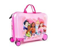 Fast Forward Disney Princess 18 Inch Ride On Luggage, for Kids, Ages 3+