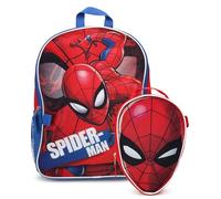Fast Forward Disney Princess Girls Backpack and Lunch Box Set - 2 Piece 15 Inch School Backpack With Detachable Lunch Bag Set, Spider-man Red Lunch Bag, One Size