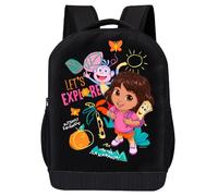 Fast Forward Dora the Explorer Backpack for Kids | Dora the Explorer Bookbag Featuring Adventure Graphic | Toddler Travel Bag, Lightweight Backpack for School | Ages 3+