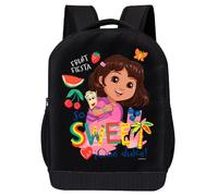 Fast Forward Dora the Explorer Backpack for Kids | Dora the Explorer Bookbag Featuring Colorful Adventure Graphic | Toddler Travel Bag, Lightweight Backpack for School | Ages 3+
