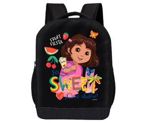 Fast Forward Dora the Explorer Backpack for Kids | Dora the Explorer Bookbag Featuring Colorful Adventure Graphic | Toddler Travel Bag, Lightweight Backpack for School | Ages 3+