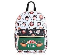 Fast Forward Friends Backpack for Women, Men, Unisex | Cute PU Leather 10" Mini Backpack Purse | Friends Bag & Accessories, Friends Central Perk, 10 Inches