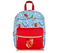 Fast Forward Harry Potter Backpack for Men, Women, Unisex | Cute PU Leather 10" Mini Backpack Purse, Harry Potter Gryffindor, 10 Inches
