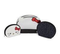 Fast Forward Hello Kitty Cosmetic Bags 3 Piece Matching Travel Toiletry Bag Set Makeup Organizing Pouches Officially Licensed