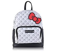 Fast Forward Hello Kitty Mini Backpack for Adults and Teens | Womens Purse Faux Leather Double Strap Shoulder Bag (White), White, One Size, Backpack