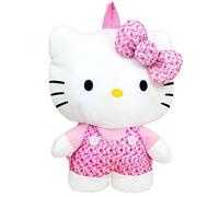 Fast Forward Hello Kitty Plush Backpack #C6LFA2 Pink Medium, Pink, M, Plush Backpack