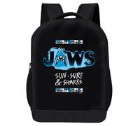 Fast Forward Jaws Backpack for Kids | Jaws Surf Shop Bookbag Featuring Shark Graphic | Toddler Travel Bag, Lightweight Backpack for School | Ages 3+