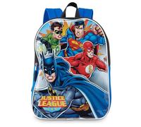 Fast Forward Justice League Toddler Boy Backpack for Kids - Toddler Back Pack with Padded Straps - Little Kids Bagpack - Comfy Preschool Backpack - 15"