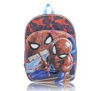 Fast Forward Kids 16" School Backpack with 3D Molded Front & Character Charm for Boys, Girls & Toddlers | Ages 3+, Spiderman, 16", Daypack Backpacks