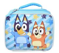 Fast Forward Kids Insulated Lunch Bag with Handle - Cartoon Bluey Design - Reusable Soft Cooler Lunch Box for Boys & Girls, School, Daycare & Travel