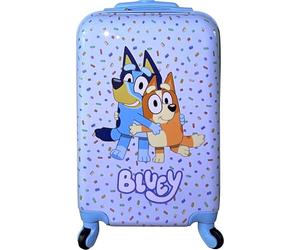 Fast Forward Kids Licensed Hard-Side 21” Spinner Luggage Lightweight Carry-On Suitcase, multicolored, Carry-On 21 Inch, Bluey