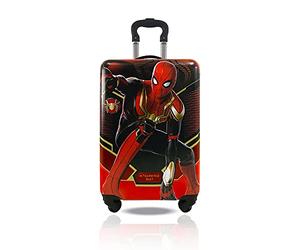 Fast Forward Kids Licensed Hard-Side Spinner Luggage, Spiderman No Way Home 20 Inch,