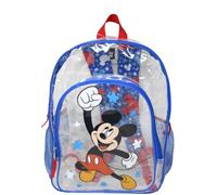 Fast Forward Mickey Mouse Transparent 16" Backpack, Boys, KMTR