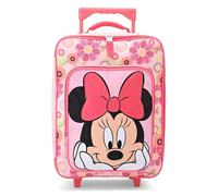 Fast Forward Minnie Mouse Girls Luggage 16" Soft Side Wheeled Pilot Case- Rolling Suitcase 16x12x5, Minnie Mouse 16", Soft Luggage, 16" Soft Luggage