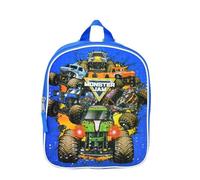 Fast Forward Monster Jam 10 Inch Small Mini Backpack for Boys, Lightweight Toddler Backpack for School, Travel & Preschool