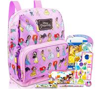 Fast Forward New York Disney Princess Preschool Backpack for Kids Toddlers ~ 5 Pc School Supplies Bundle with Disney Princess 10"" Mini Bac