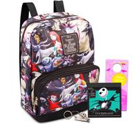 Fast Forward New York Nightmare Before Christmas Preschool Backpack for Kids Toddlers - 4 Pc School Supplies Bundle with Jack Skellington 10'' Mini B