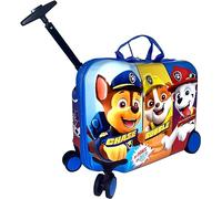 Fast Forward Ride-On 18" Suitcase For Kids/Tow-Along Toddler Carry-On Luggage With Wheels, Multicolor, L, Paw Patrol