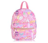 Fast Forward Sanrio Hello Kitty and Friends Backpack for Women, Men, Unisex | Cute PU Leather 10" Mini Backpack, Hello Kitty and Friends - Pink, Mini