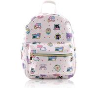Fast Forward Sanrio Hello Kitty and Friends Backpack for Women, Men, Unisex | Cute PU Leather 10" Mini Backpack, Hello Kitty and Friends - Beige, Small