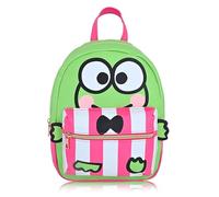 Fast Forward Sanrio Hello Kitty Backpack for Women, Men | Cute PU Leather 10" Hello Kitty and Friends Mini Backpack, Green, S