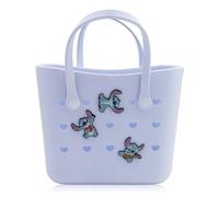 Fast Forward Sanrio Hello Kitty or Disney Stitch Mini Rubber Tote Bag for Women