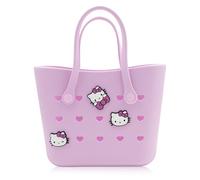 Fast Forward Sanrio Hello Kitty or Disney Stitch Mini Rubber Tote Bag for Women, Hello Kitty, One Size