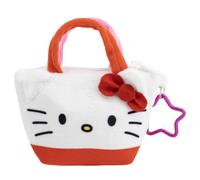 Fast Forward Sanrio Hello Kitty Plush Coin Purse Bag Charm | Mini Keychain with Star Carabiner Clip | Cute Hello Kitty Bag Accessory for Backpacks, Purses & Keys | Officially Licensed Gift