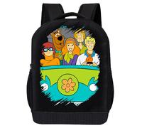 Fast Forward Scooby Doo Backpack for Kids | Scooby Doo Bookbag Featuring Mystery Gang Graphic | Toddler Travel Bag, Lightweight Backpack for School | Ages 3+