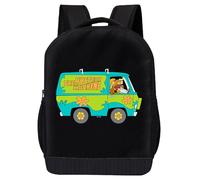 Fast Forward Scooby Doo Backpack for Kids | Scooby Doo Bookbag Featuring Mystery Machine Graphic | Toddler Travel Bag, Lightweight Backpack for School | Ages 3+