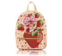 Fast Forward Spiderman, Stitch, Care Bears, Friends, Darth Vader and More, Mini Backpack for Women, Men, Unisex, Strawberry Shortbread 1, 10 x 8 x 0.2 inches (25.4 x 20.32 x 0.51 cm), Daypacks