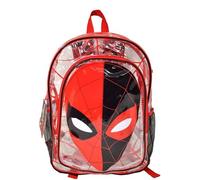 Fast Forward Spiderman Transparent 16" Backpack, Kid, Face, Boys