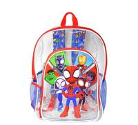 Fast Forward Spidey & Friends Transparent 16" Backpack, boys, kids