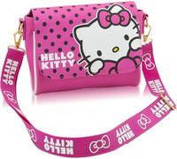 Fast Forward Stitch, Hello Kitty or Bluey Girls Purse | Small Crossbody Shoulder Bag with Adjustable Strap, Hello Kitty Pink