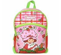 Fast Forward Strawberry Shortcake 16" Backpack Bottom Half Moon with 1 Front Pocket