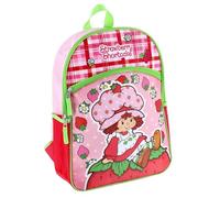 Fast Forward Strawberry Shortcake 16" Backpack Bottom Half Moon with 1 Front Pocket
