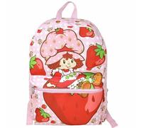 Fast Forward Strawberry Shortcake 16" Print All Over Backpack, Pink