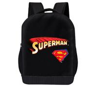 Fast Forward Superman Backpack for Kids | Superhero Bookbag Featuring Superman Logo | DC Comics Toddler Travel Bag, Lightweight Laptop Backpack for School | Ages 3+