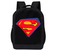 Fast Forward Superman Backpack for Kids | Superhero Bookbag Featuring Superman Logo | DC Comics Toddler Travel Bag, Lightweight Laptop Backpack for School | Ages 3+