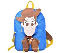 Fast Forward Toy Story Woody Front Body 16" Backpack with 3 Zipper Pockets- Colorful Cartoon School Bag with Front Pocket & Side Mesh, Lightweight Travel Backpack for Boys & Girls