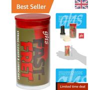 Fast Fret Guitar Care: String Cleaner & Lubricant with Applicator Cloth - 41g