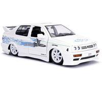 JADA 1/24 VOLKSWAGEN JETTA A3 1995 FAST AND FURIOUS WHITE/BLUE 99591