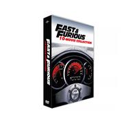 Fast Furious 1-10 Movie Collection(DVD)11-Disc Box Set