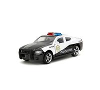 Jada 2006 Dodge Charger Police Black and White Policia Civil Fast & Furious Series 1/32 Diecast Model Car