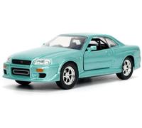 Fast & Furious - 1:32 Brian's 2002 Nissan Skyline GT-R R34 Die-Cast Car (Blue Gr