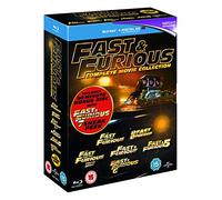 Fast & Furious 1-6 (includes sneak peek of Fast & Furious 7) [Blu-ray] [2015]