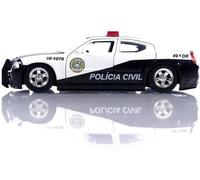 Jada 33665BK Collectible Miniature Car, Black/White