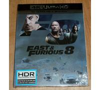 Fast Furious 8 Blu-Ray 4K UHD + Blu-Ray New Sealed Slipcover Action R2