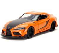 Jada Die-cast Model Car Toyota GR Supra 1:32 Orange with Black Stripes - Fast & Furious 9 (2021)